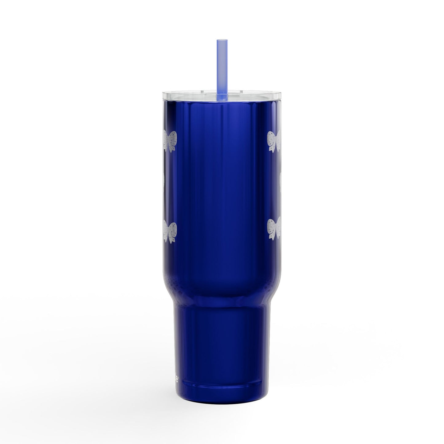 Stylish Insulated Tumbler with Lid - 40oz Bow Design - Perfect for Gifts and Celebrations