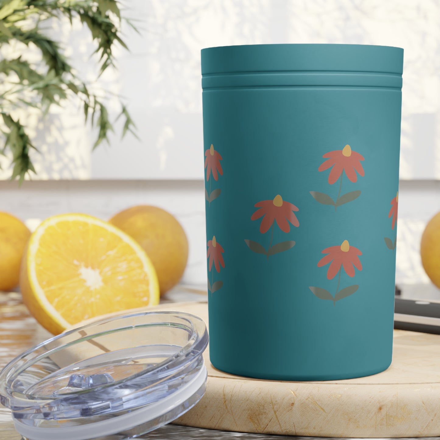 Floral Vacuum Insulated Tumbler - 11oz Travel Mug for Coffee Lovers