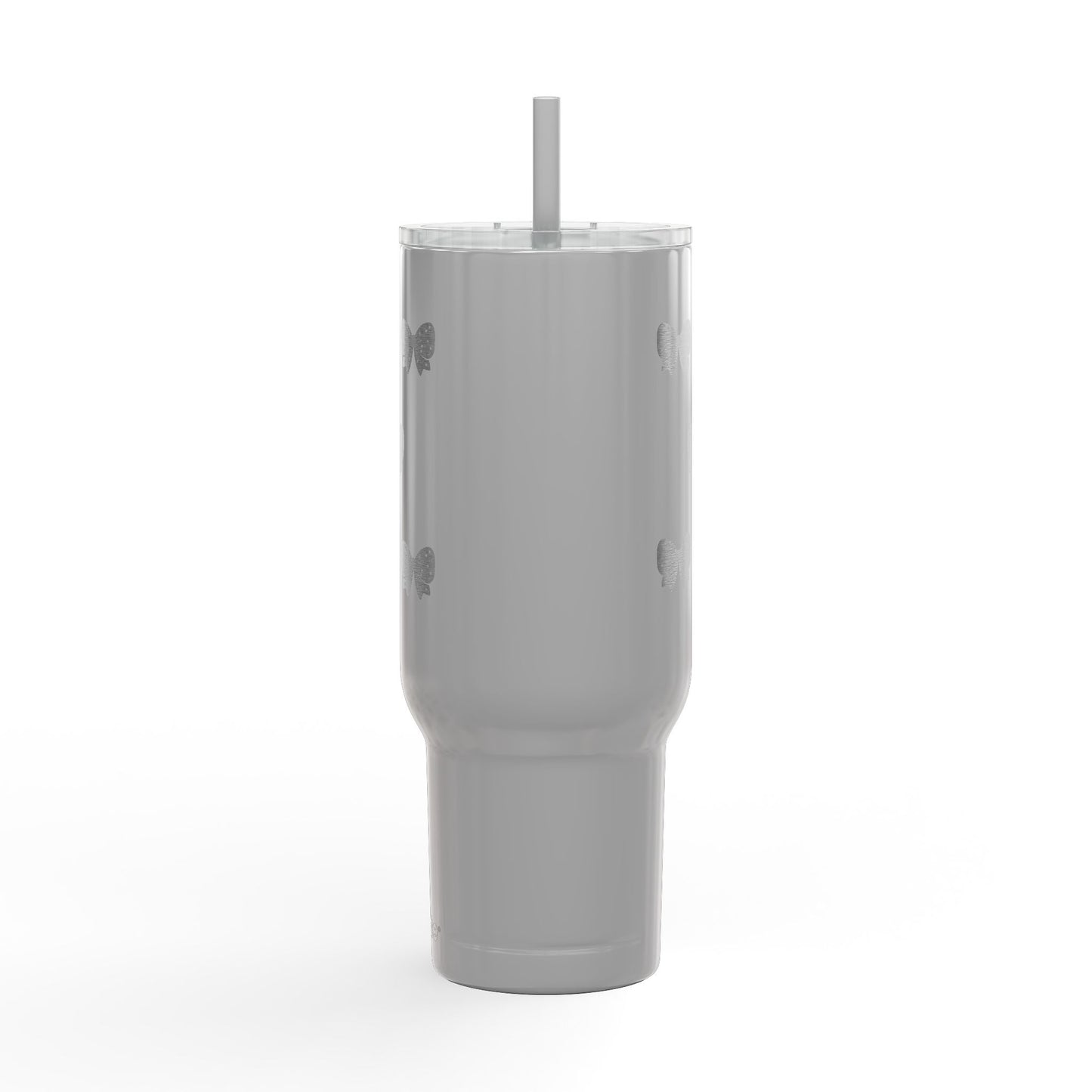 Stylish Insulated Tumbler with Lid - 40oz Bow Design - Perfect for Gifts and Celebrations