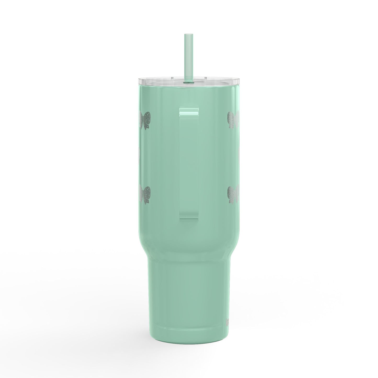 Stylish Insulated Tumbler with Lid - 40oz Bow Design - Perfect for Gifts and Celebrations