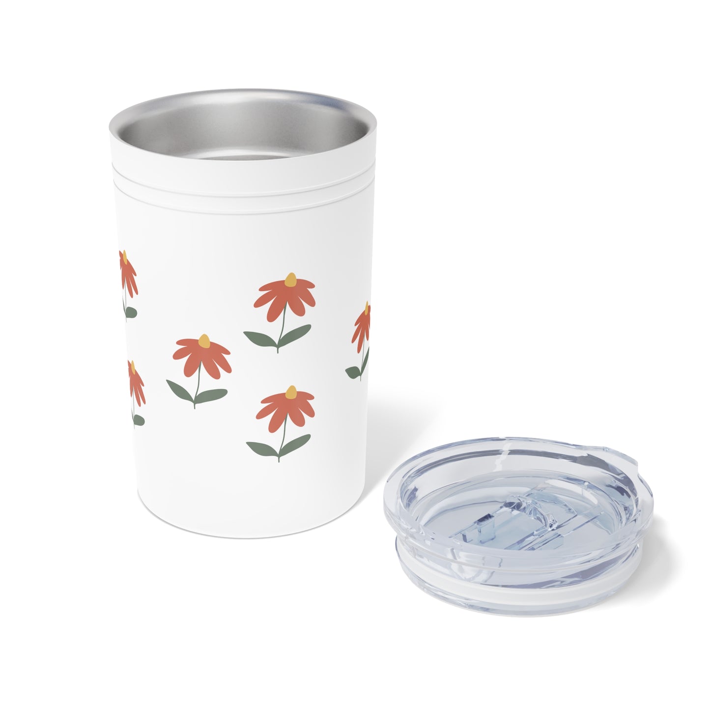 Floral Vacuum Insulated Tumbler - 11oz Travel Mug for Coffee Lovers