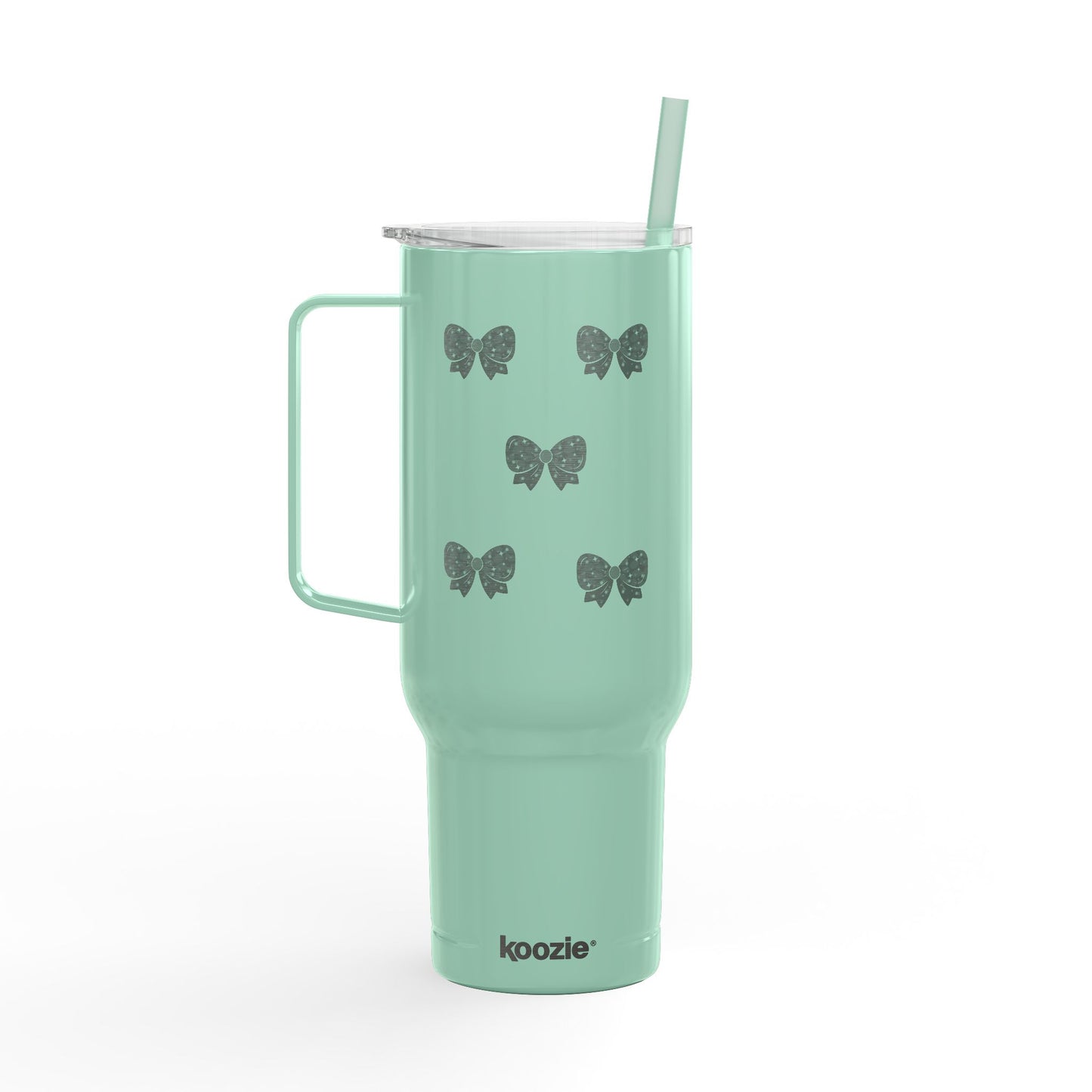 Stylish Insulated Tumbler with Lid - 40oz Bow Design - Perfect for Gifts and Celebrations