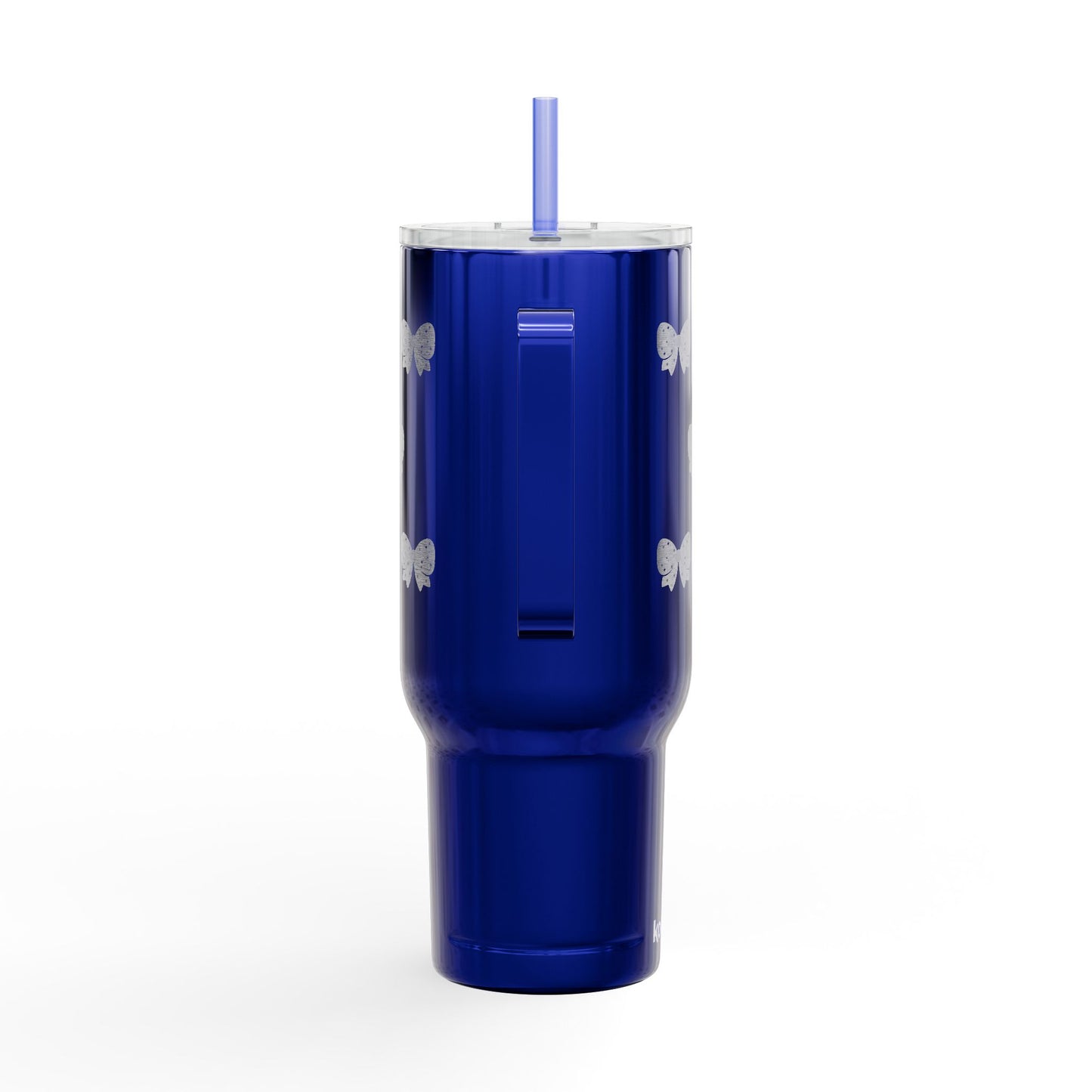 Stylish Insulated Tumbler with Lid - 40oz Bow Design - Perfect for Gifts and Celebrations