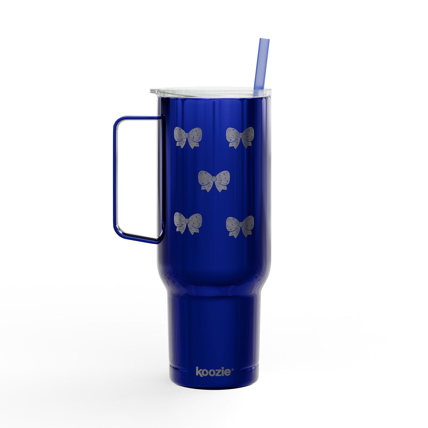 Stylish Insulated Tumbler with Lid - 40oz Bow Design - Perfect for Gifts and Celebrations
