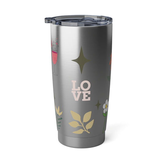 Vagabond 20oz Tumbler - Stylish Floral Design for On-the-Go Enjoyment