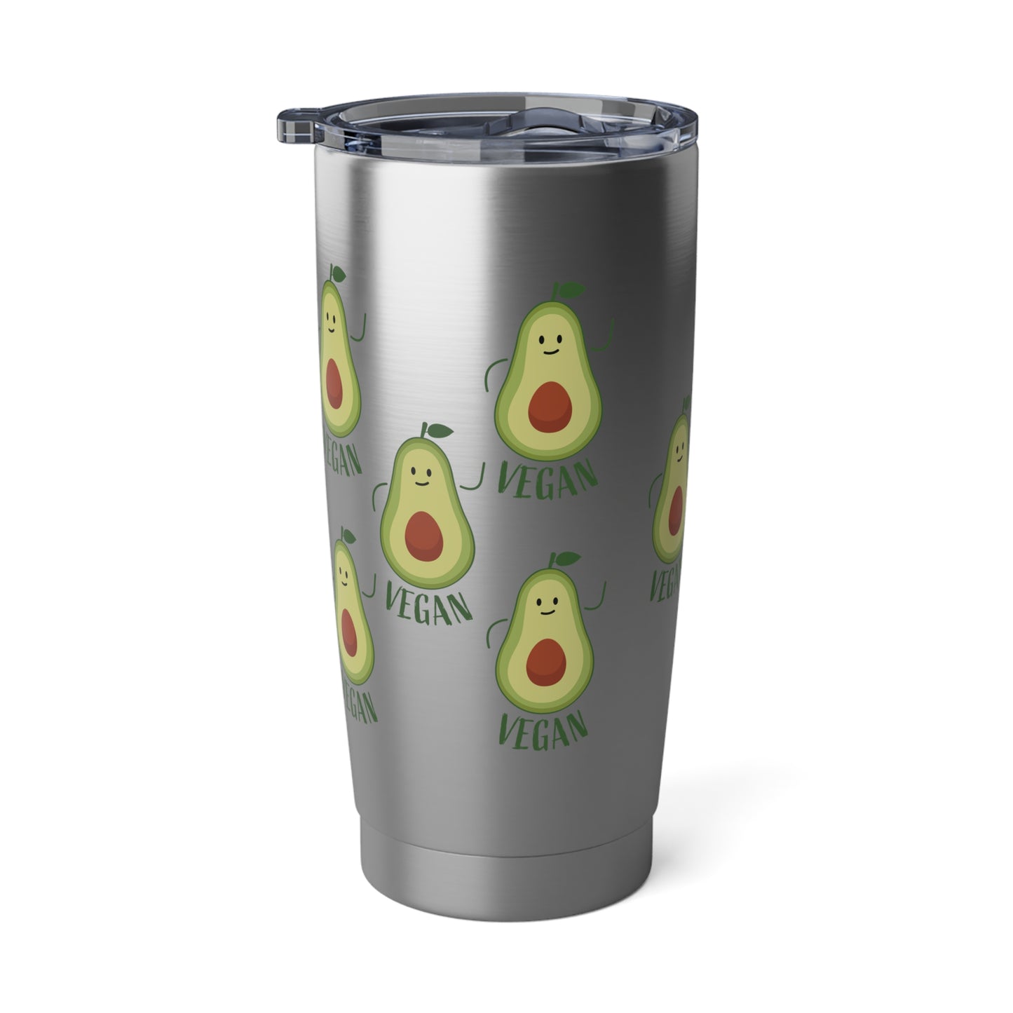 Vegan Avocado 20oz Tumbler - Fun & Functional Drinkware for Plant-Based Enthusiasts